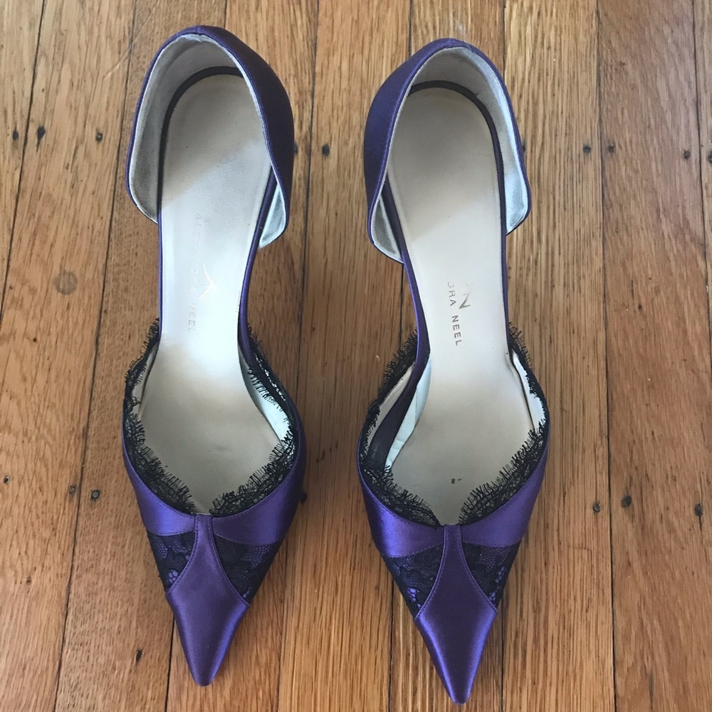 Alexandra Neel Satin and Lace Heel